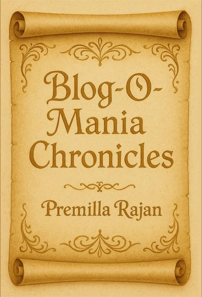 Premilla Rajan is a keen observer of life’s subtleties — finding meaning inì the everyday, poetry in the ordinary, and tranquility in thoughtful reflection. Blog-O-Mania Chronicles brings together (2) - Copy.webp